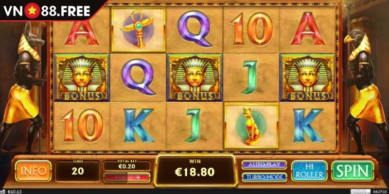 Tham gia game slot Pharaoh’s Treasure
